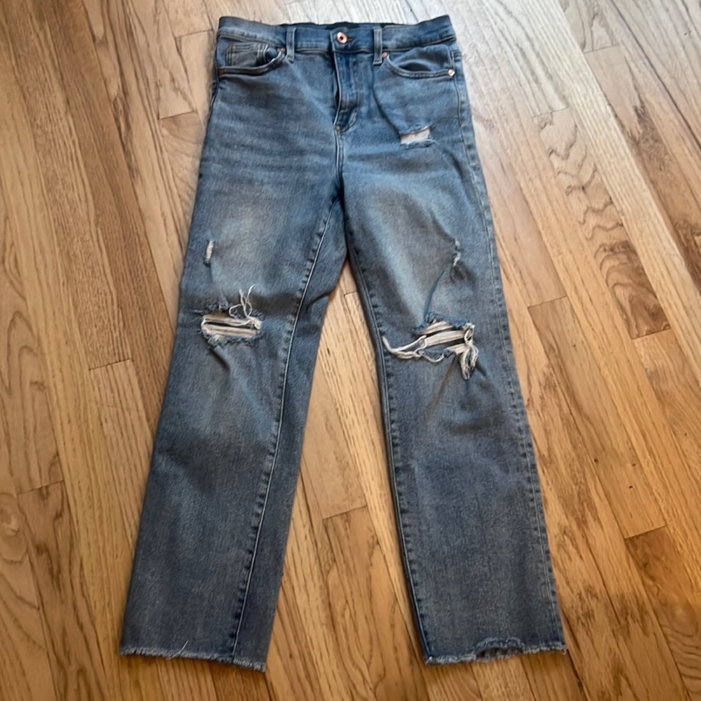 Kendall & Kylie The Icon High Rise Straight Jean size 7/28